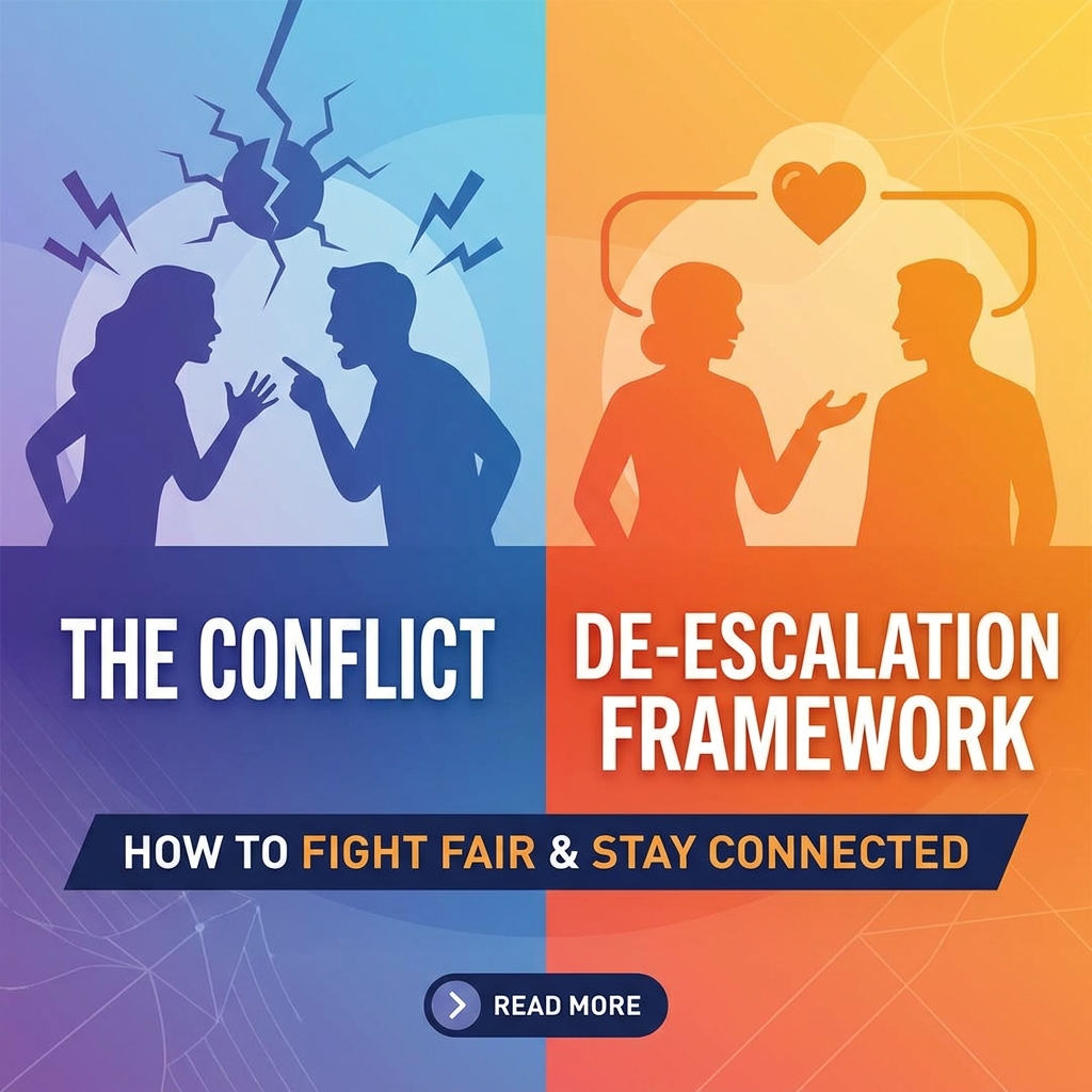 Cover image for The Conflict De-Escalation Framework: How to Fight Fair and Stay Connected