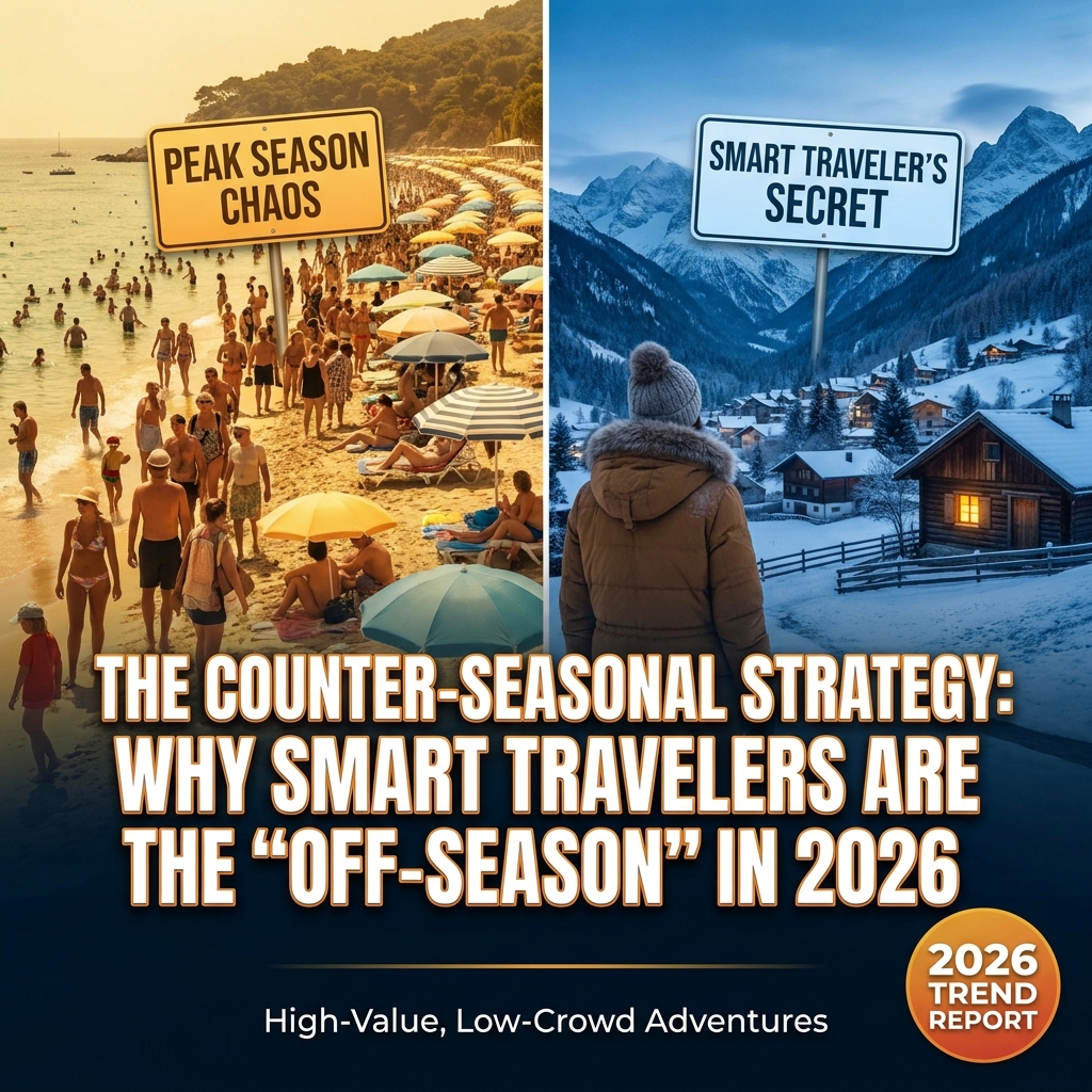 Cover image for The Counter-Seasonal Strategy: Why Smart Travelers Are Reclaiming the 'Off-Season' in 2026