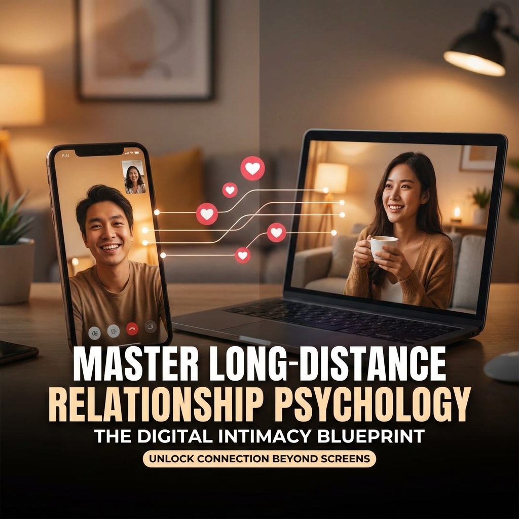 Cover image for The Digital Intimacy Blueprint: How to Master Long-Distance Relationship Psychology