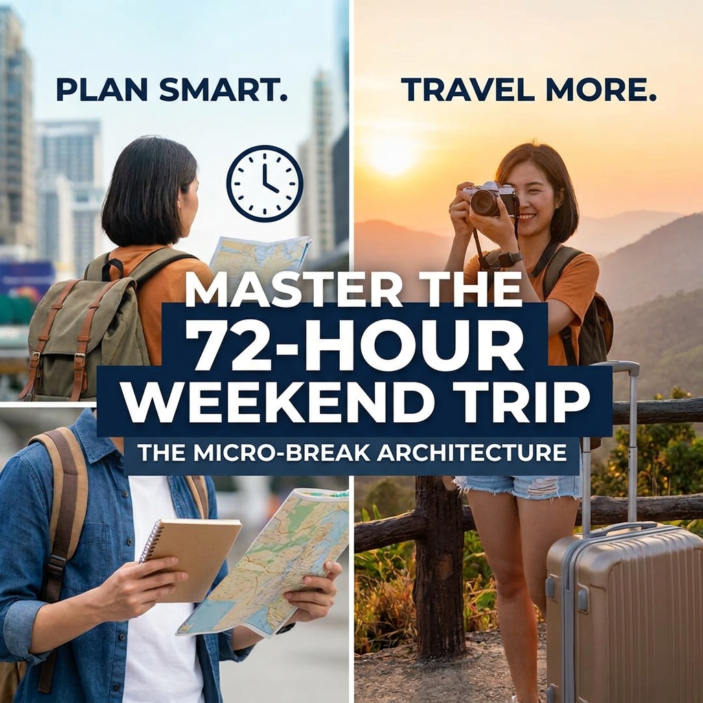Cover image for The Micro-Break Architecture: How to Master the 72-Hour Weekend Trip