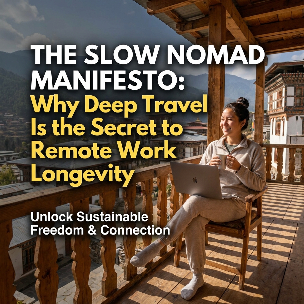 Cover image for The Slow Nomad Manifesto: Why Deep Travel is the Secret to Remote Work Longevity