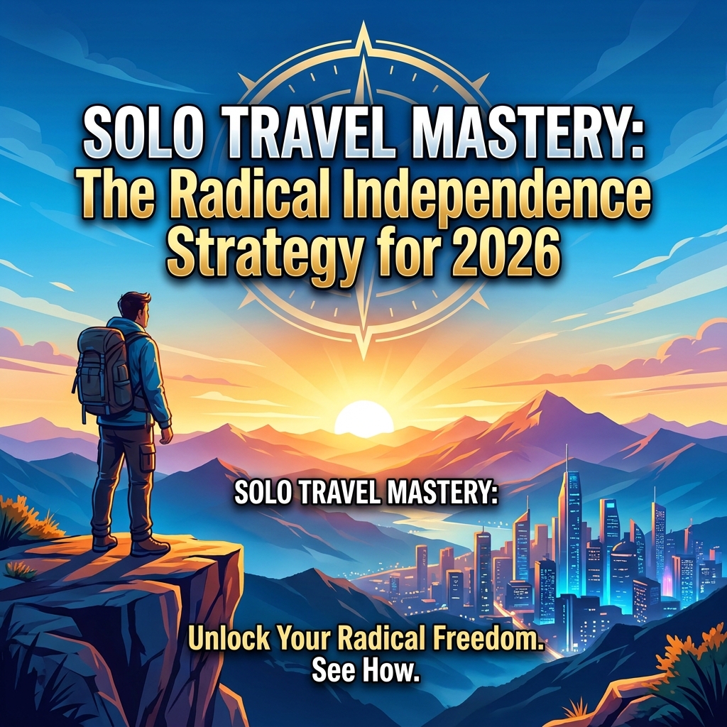 Cover image for Solo Travel Mastery: The Radical Independence Strategy for 2026