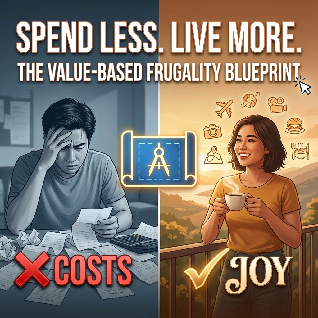 Cover image for The Value-Based Frugality Blueprint: How to Cut Costs Without Cutting Joy
